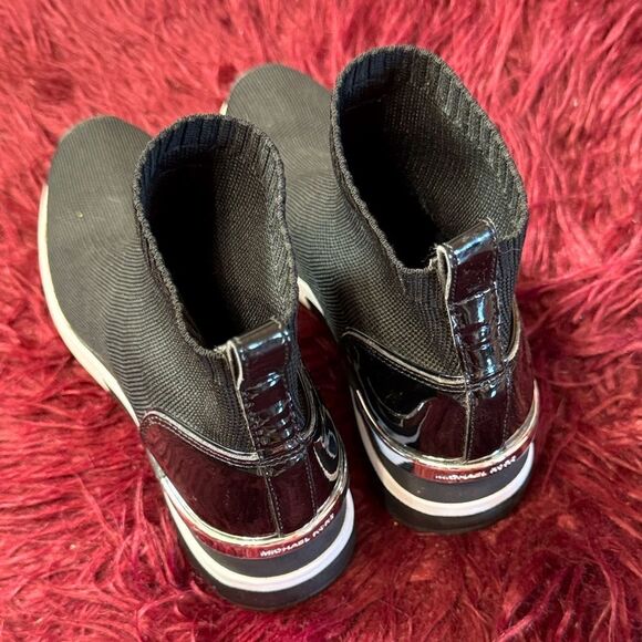 Michael Kors Skyler Stretch-Knit Sock Sneaker Sz 7.5 - Picture 4 of 7